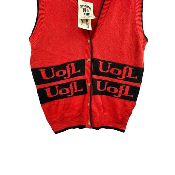 University Of Florida Vintage Joe College NWT Knit Vest Size Large - Picture 2 of 7